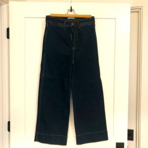 Ann Taylor Loft high waist wide leg Jean